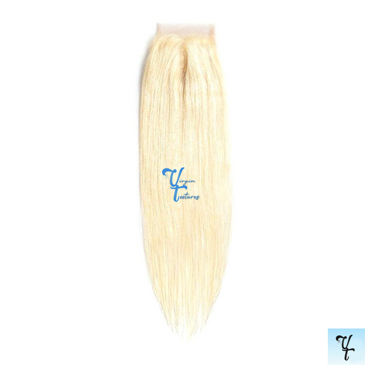 613 BLONDE SILKY STRAIGHT CLOSURE