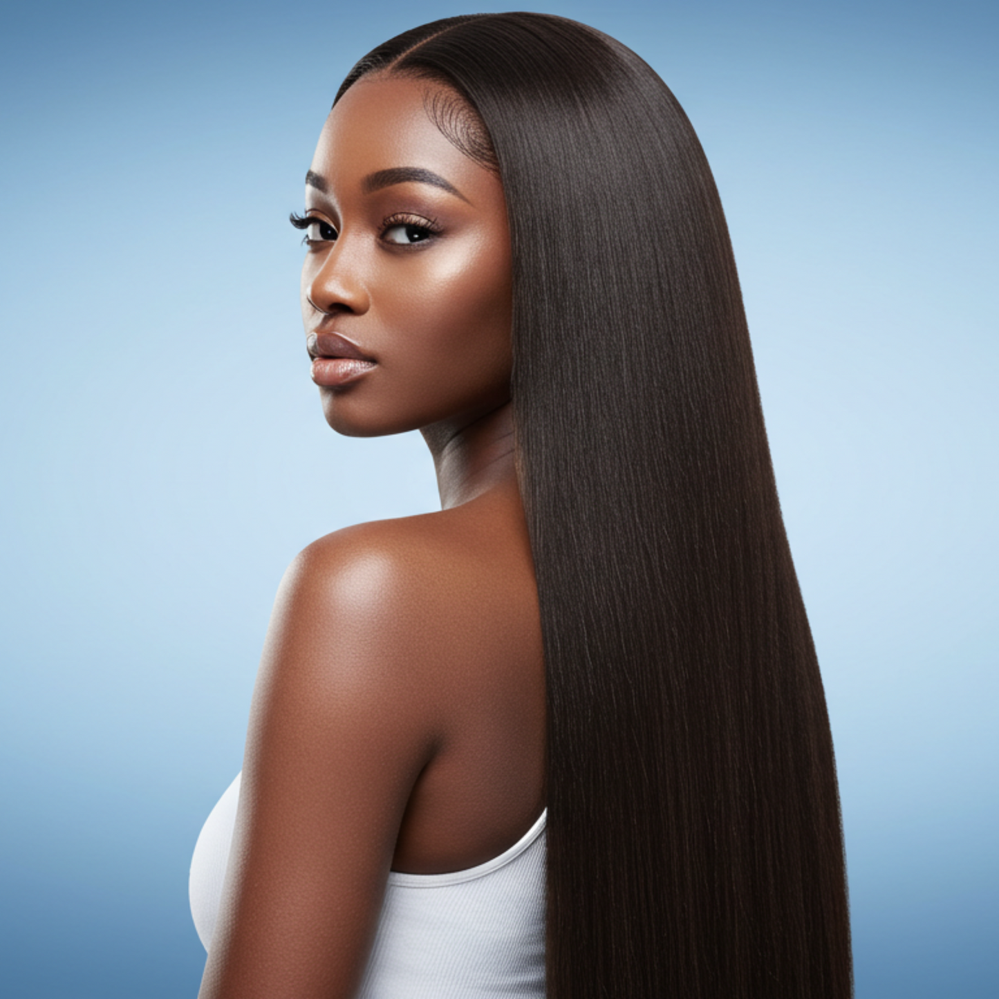 HD SILKY STRAIGHT LACE FRONTAL WIG